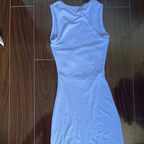 Wilfred Free Women's Jada Cut-Out Midriff Bodycon Dress in Lavender Size XXS - Picture 3 of 4